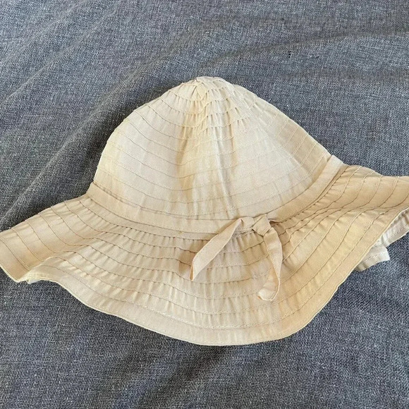 Panama Jack Women's One Size‎ Biege Ribbon Sun Hat Summer - Picture 3 of 12